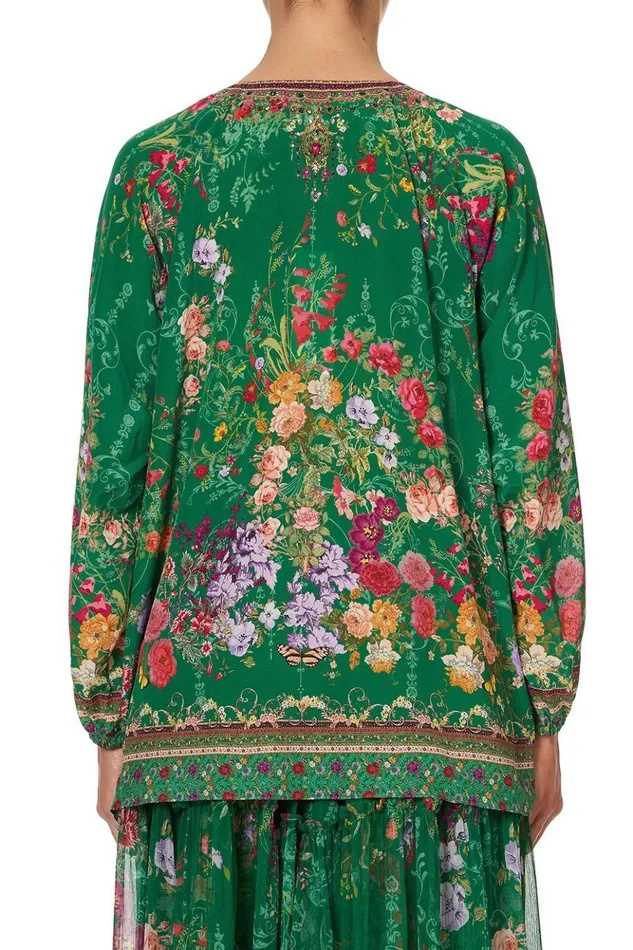 Women Tops Camilla Lace Up Blouse Diaries From A Villa