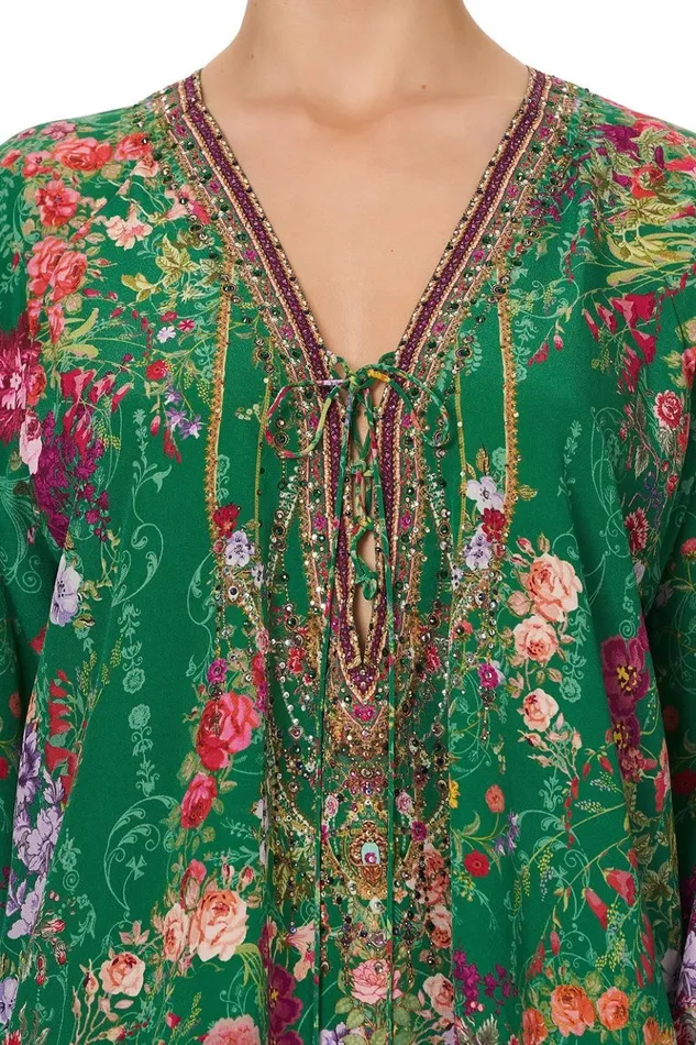 Women Tops Camilla Lace Up Blouse Diaries From A Villa