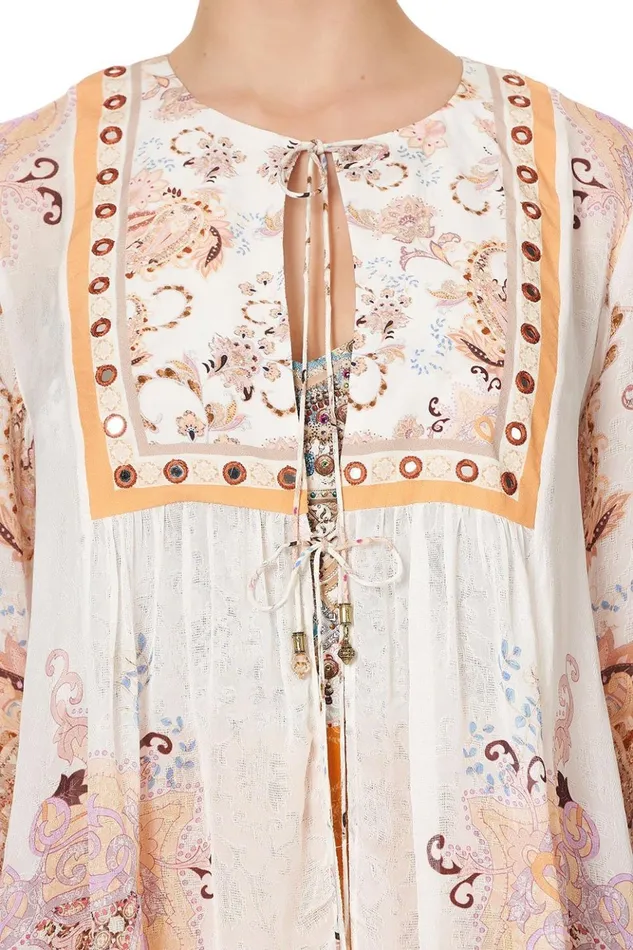 Women Tops Camilla Long Sleeve Bib Top Marrakesh Maiden
