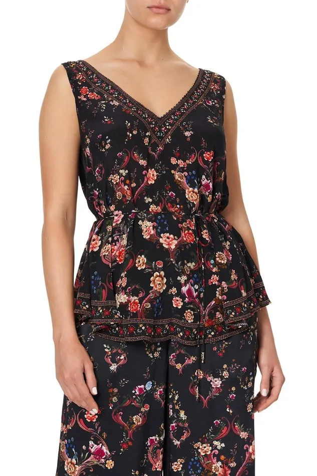 Women Tops Camilla Loose Cami With Waist Tie A Girl Like You