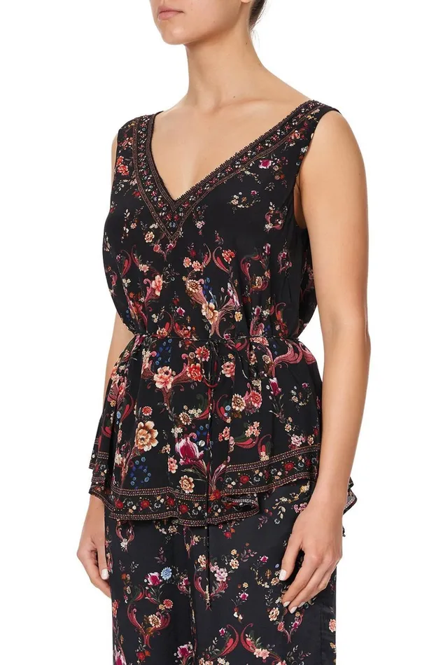 Women Tops Camilla Loose Cami With Waist Tie A Girl Like You