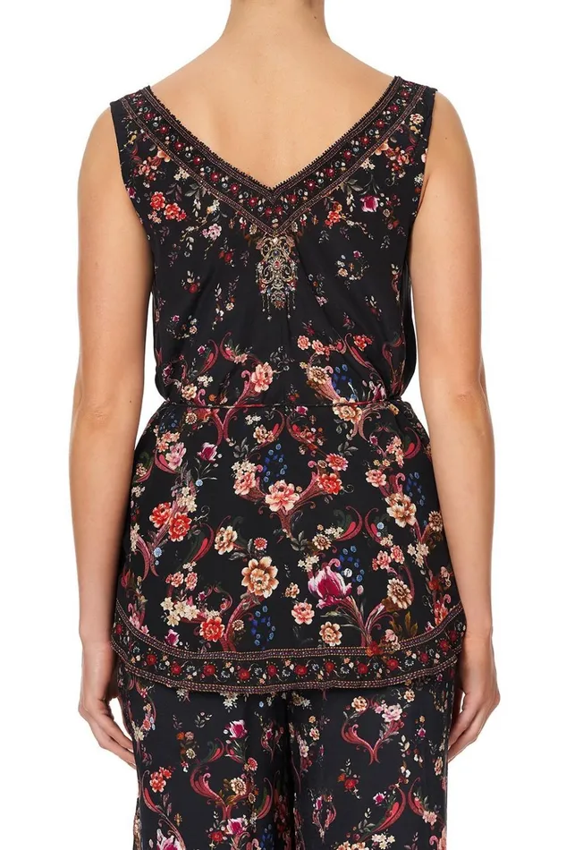 Women Tops Camilla Loose Cami With Waist Tie A Girl Like You