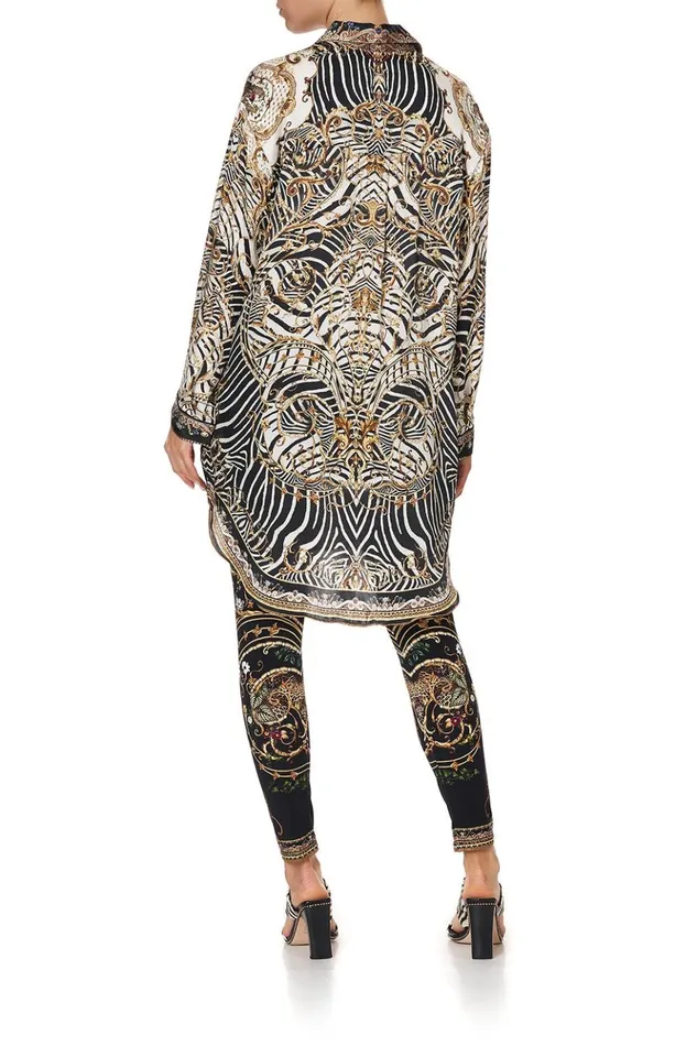 Women Tops Camilla Shirt Tunic With Pockets Night Waiting For Day