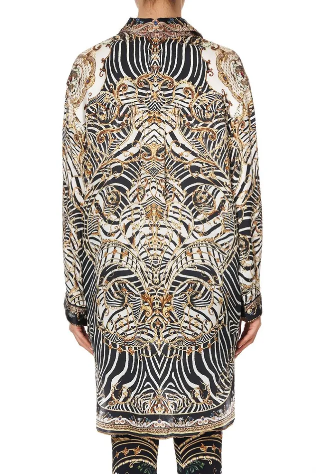Women Tops Camilla Shirt Tunic With Pockets Night Waiting For Day