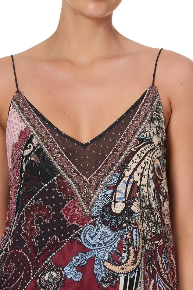 Women Tops Camilla Strap Top With Sheer Underlay Tale Of The Fire Bird