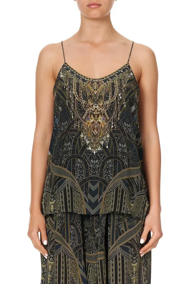 Women Tops Camilla T Back Shoestring Top Great Scott