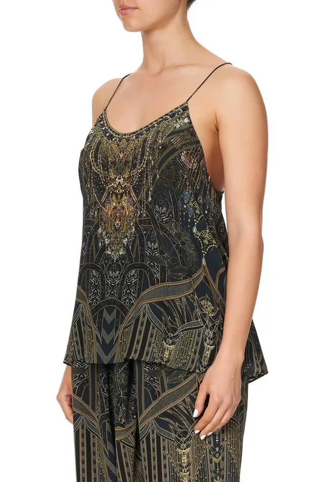 Women Tops Camilla T Back Shoestring Top Great Scott