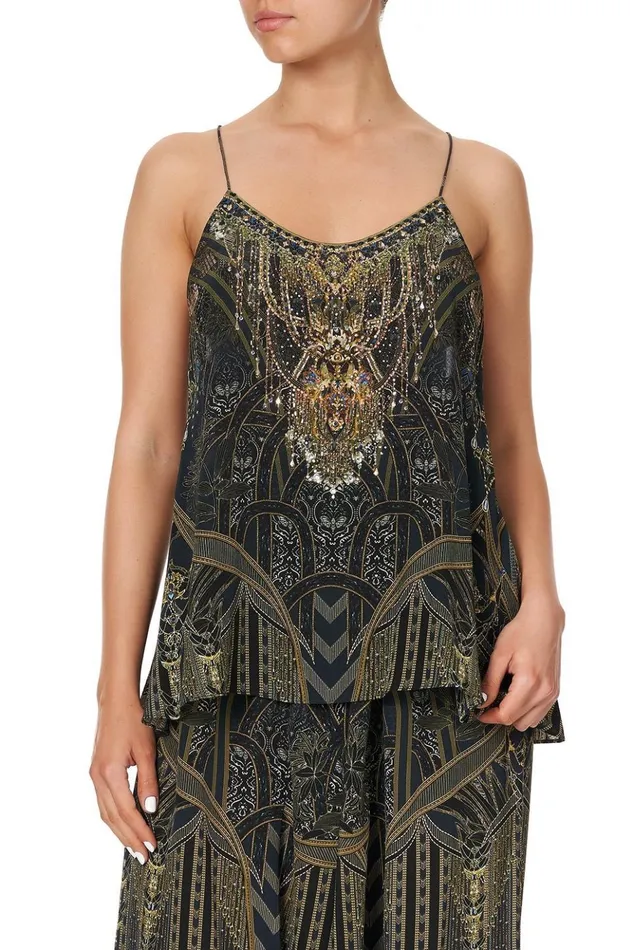 Women Tops Camilla T Back Shoestring Top Great Scott