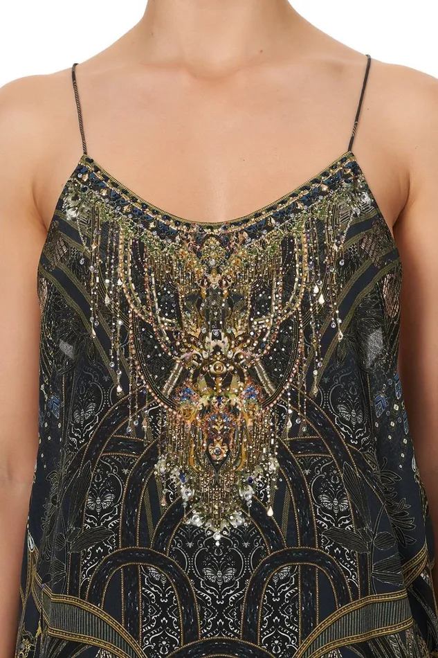 Women Tops Camilla T Back Shoestring Top Great Scott