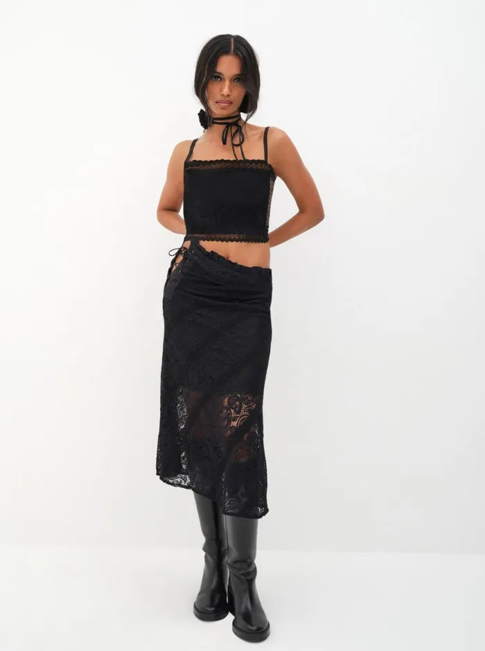 Women Tops For Love and Lemons Danielle Top Black Women Tops For Love and Lemons Danielle Top Black
