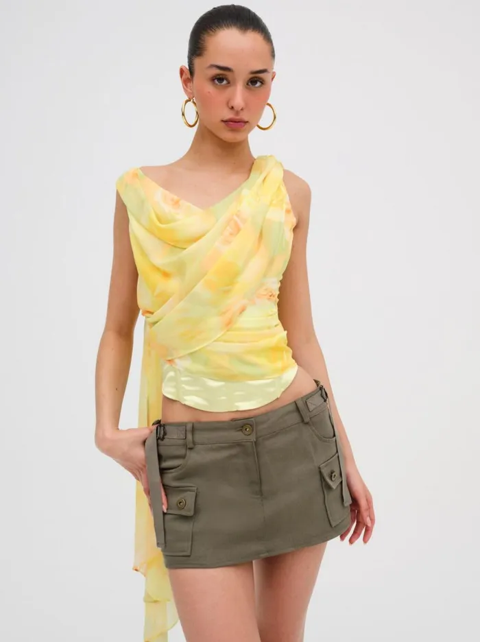 Women Tops For Love and Lemons Harper Top White