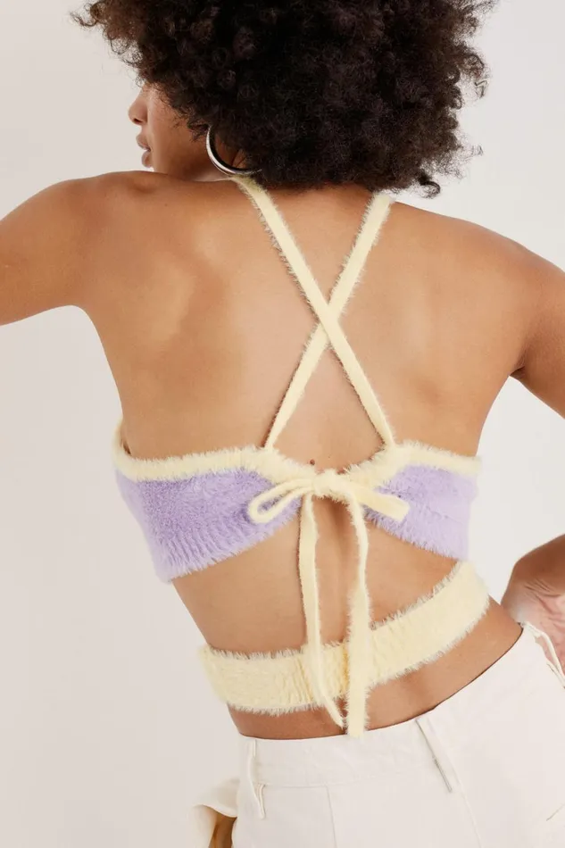 Women Tops For Love and Lemons Maureen Cut Out Top Purple Women Tops For Love and Lemons Maureen Cut Out Top Purple