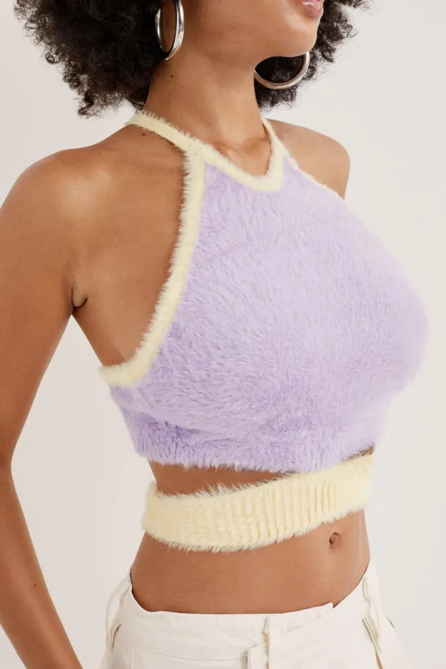 Women Tops For Love and Lemons Maureen Cut Out Top Purple Women Tops For Love and Lemons Maureen Cut Out Top Purple