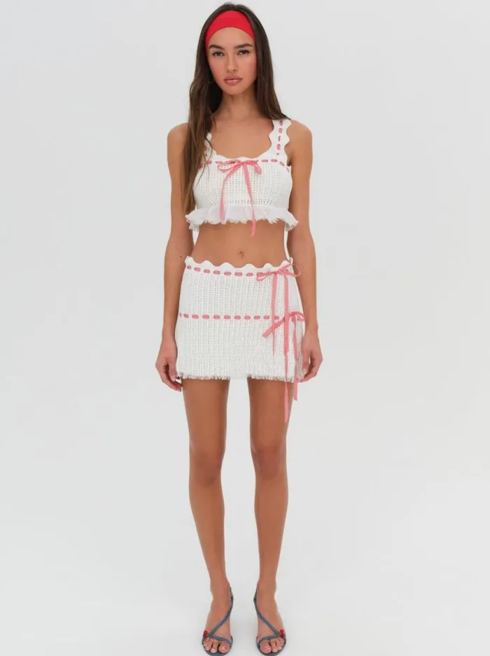 Women Tops For Love and Lemons Sora Top Ivory Women Tops For Love and Lemons Sora Top Ivory