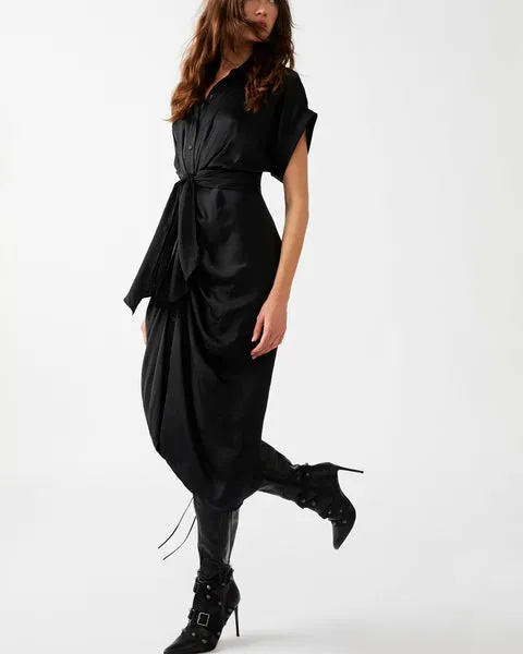 Women TORI DRESS BLACK Black Steve Madden Dresses Women TORI DRESS BLACK Black Steve Madden Dresses