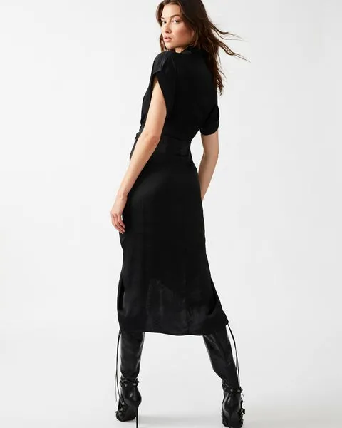 Women TORI DRESS BLACK Black Steve Madden Dresses Women TORI DRESS BLACK Black Steve Madden Dresses