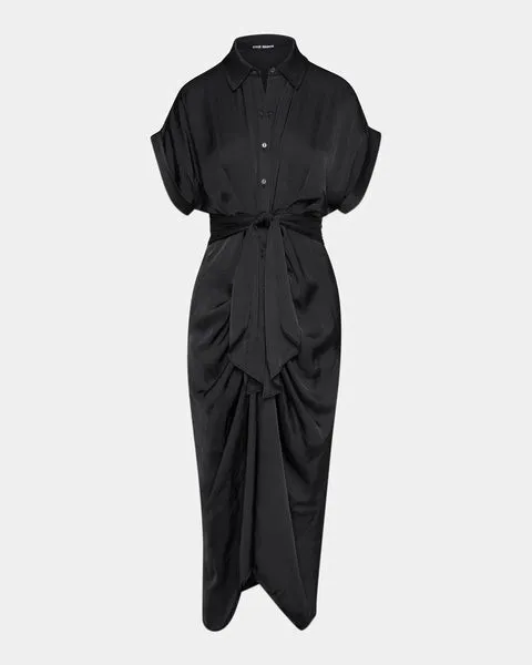 Women TORI DRESS BLACK Black Steve Madden Dresses Women TORI DRESS BLACK Black Steve Madden Dresses
