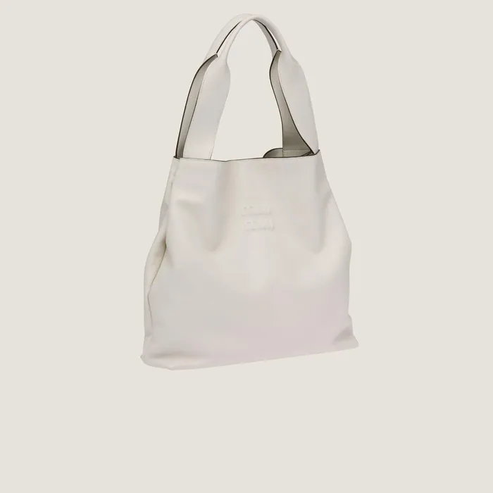 Women Totes Miu Miu Leather Hobo Bag White Women Totes Miu Miu Leather Hobo Bag White