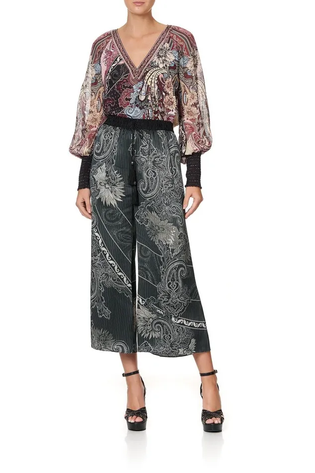 Women Trousers and Leggings Camilla Cropped Lounge Pant Tale Of The Fire Bird
