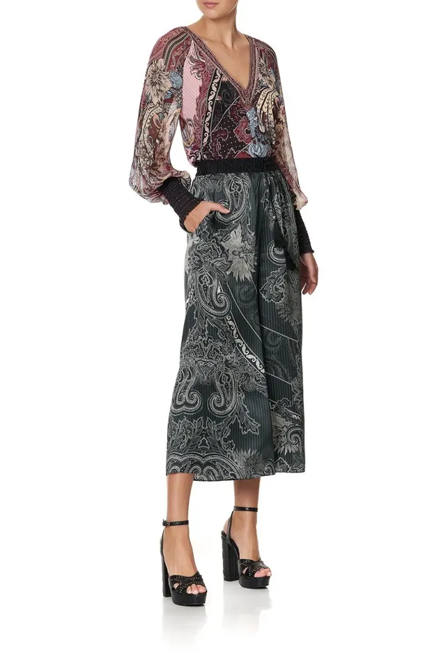 Women Trousers and Leggings Camilla Cropped Lounge Pant Tale Of The Fire Bird