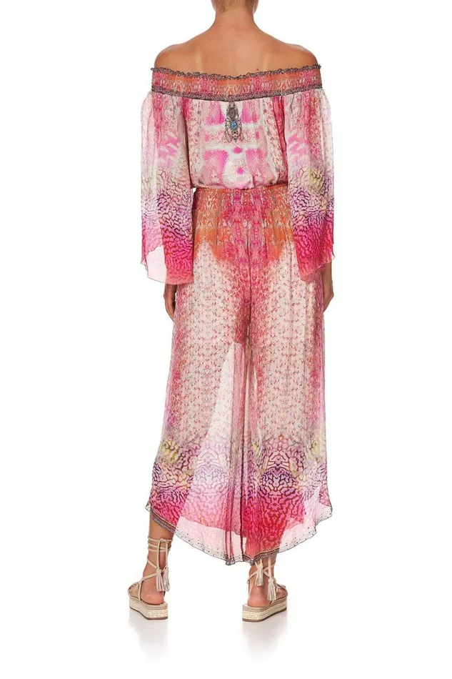 Women Trousers and Leggings Camilla Curved Hem Pant Serpentine Dreams