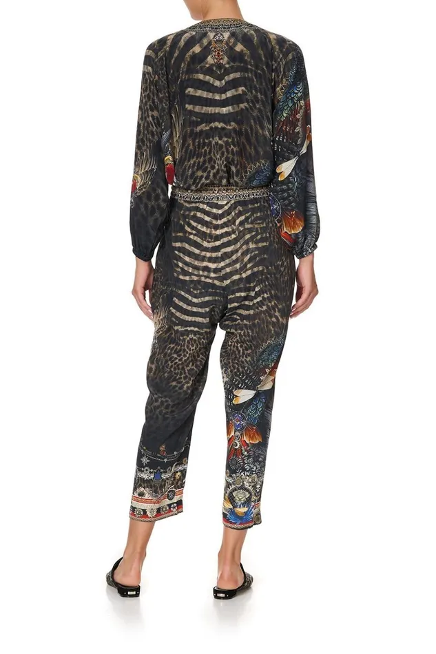 Women Trousers and Leggings Camilla Drop Crotch Slim Leg Pant Treasure Chaser