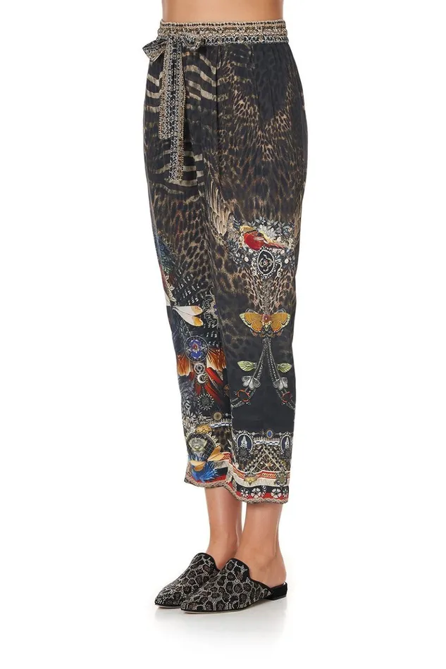 Women Trousers and Leggings Camilla Drop Crotch Slim Leg Pant Treasure Chaser