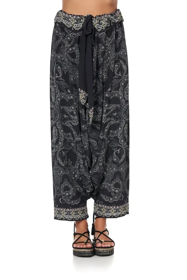 Women Trousers and Leggings Camilla Harem Pants Midnight Pearl