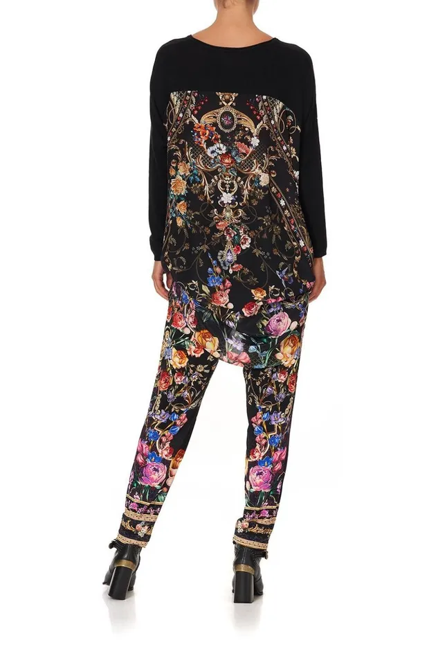 Women Trousers and Leggings Camilla Harem Pants With Front Pleats Blushing Manor