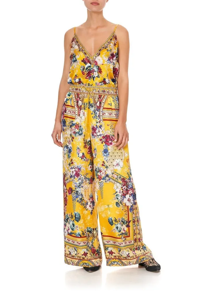 Women Trousers and Leggings Camilla Straight Leg Pant Crowned Roses