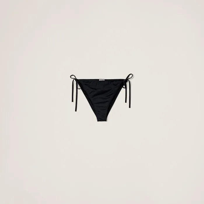 Women Underwear And Beachwear Miu Miu Jersey Panty Black