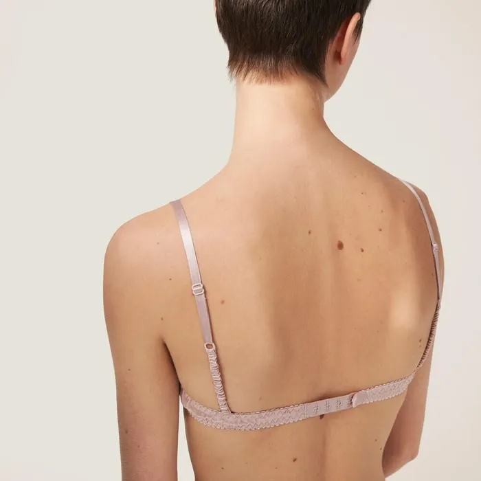Women Underwear And Beachwear Miu Miu Satin Bra Opal Women Underwear And Beachwear Miu Miu Satin Bra Opal