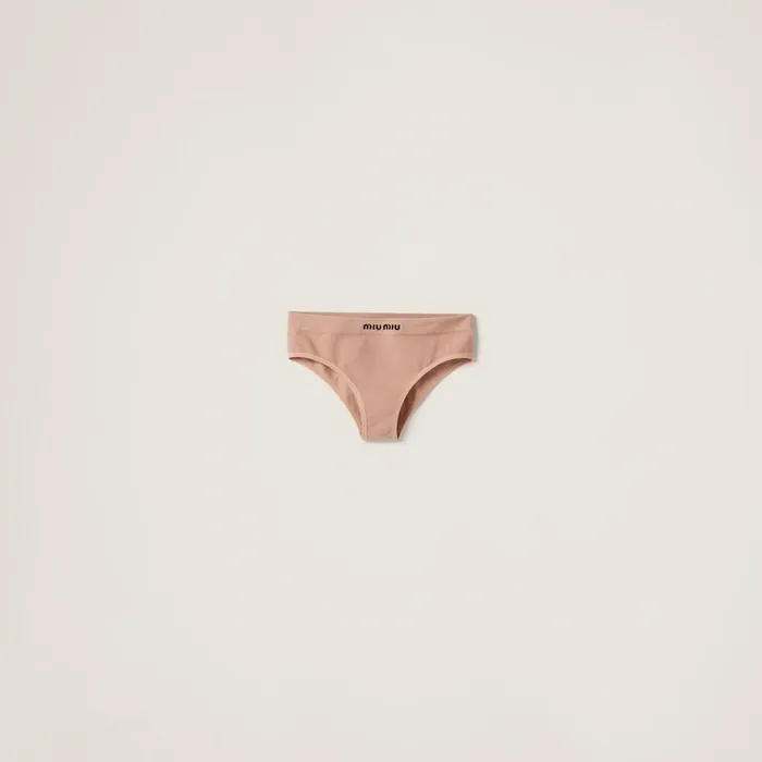 Women Underwear And Beachwear Miu Miu Seamless Panties Nude Beige