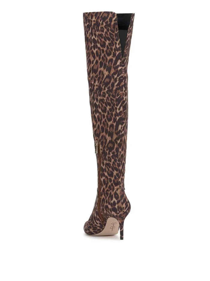 Women Verity Stiletto Boot In Leopard Jessica Simpson Boots and Booties