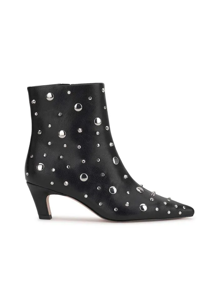 Women Viviana Kitten Heel Bootie In Black Jessica Simpson Boots and Booties