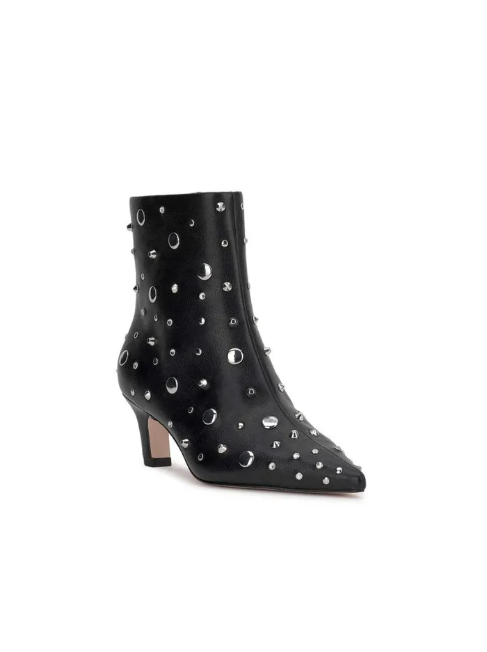 Women Viviana Kitten Heel Bootie In Black Jessica Simpson Boots and Booties