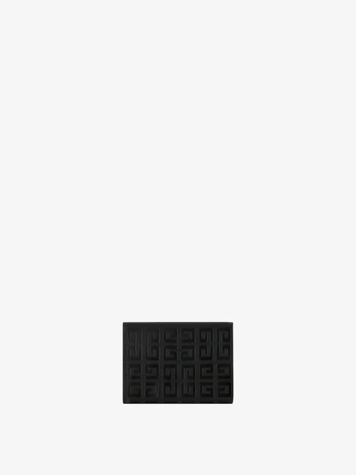 Women Wallets and Card Holders Givenchy GCut Wallet In 4G Leather Black Women Wallets and Card Holders Givenchy GCut Wallet In 4G Leather Black