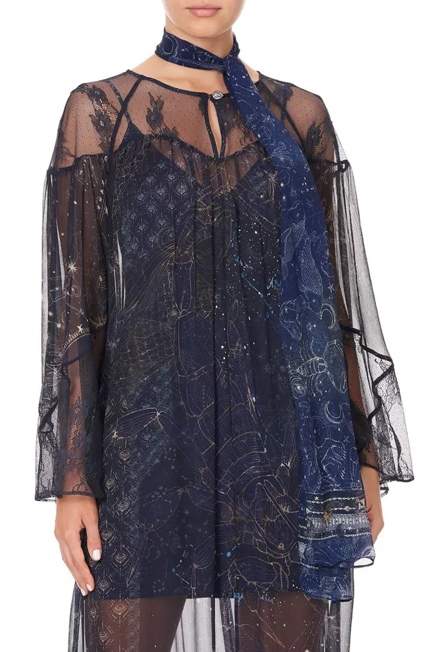 Women Wedding Guest Dresses Camilla Dress With Top And Sleeve Yoke Its A Sign