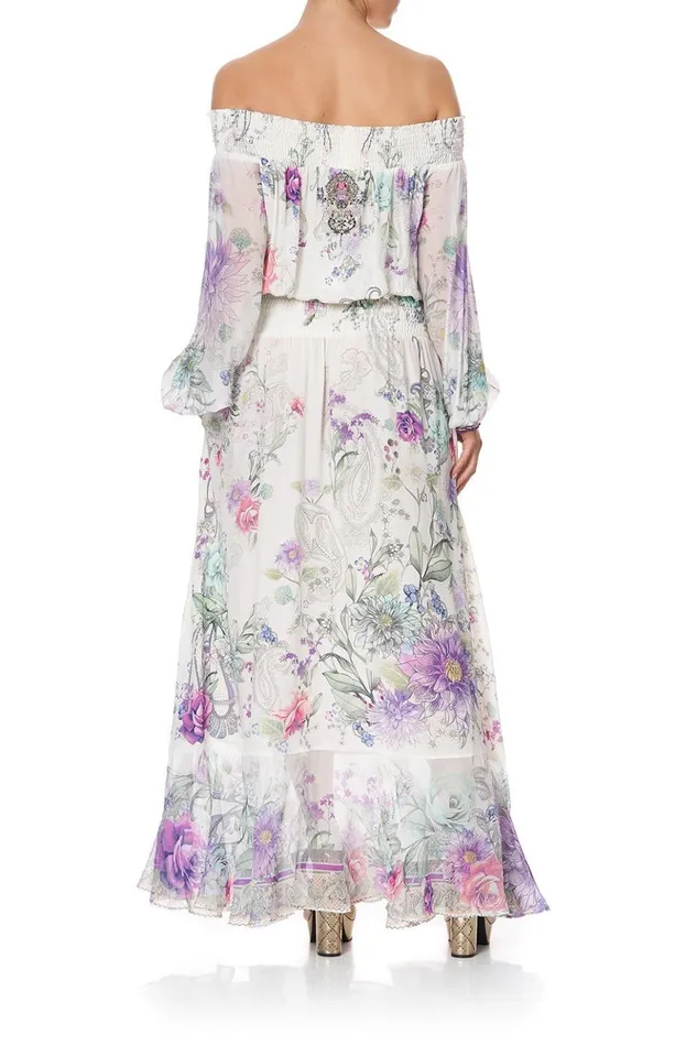 Women Wedding Guest Dresses Camilla Off Shoulder Shirred Dress Forever Far