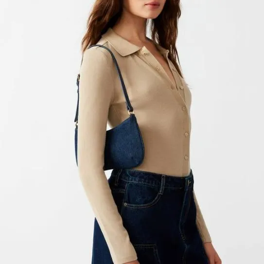 Women WESTY BAG DENIM FABRIC Denim Fabric Steve Madden Crossbody Bags Women WESTY BAG DENIM FABRIC Denim Fabric Steve Madden Crossbody Bags