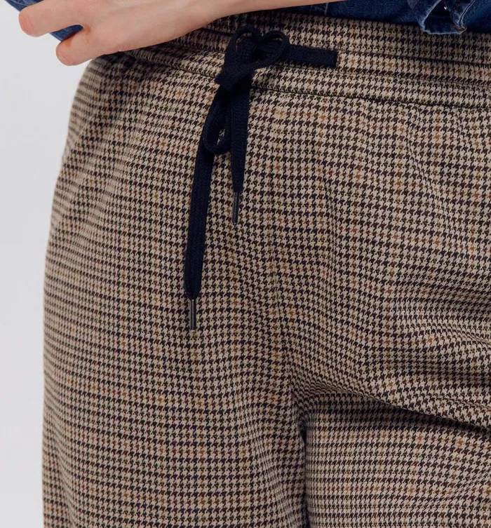 Women Wideleg Jersey Trousers 8211 Multicolour Checks Promod Trousers Women Wideleg Jersey Trousers 8211 Multicolour Checks Promod Trousers