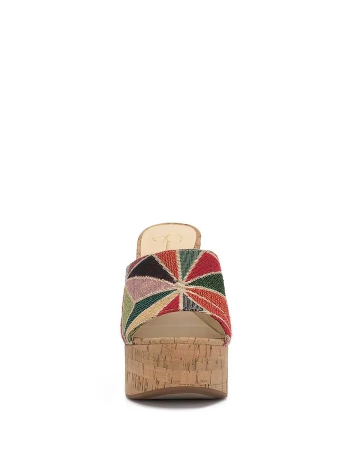 Women Xona Platform Sandal In Moroccan Jessica Simpson Slides and Mules