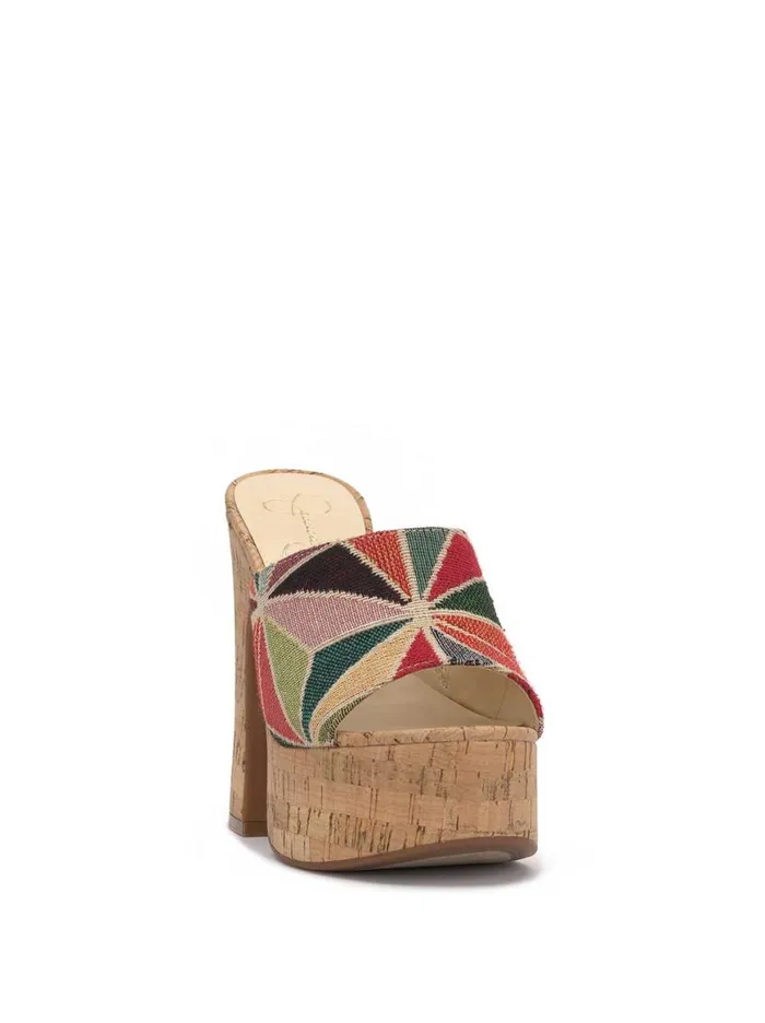 Women Xona Platform Sandal In Moroccan Jessica Simpson Slides and Mules