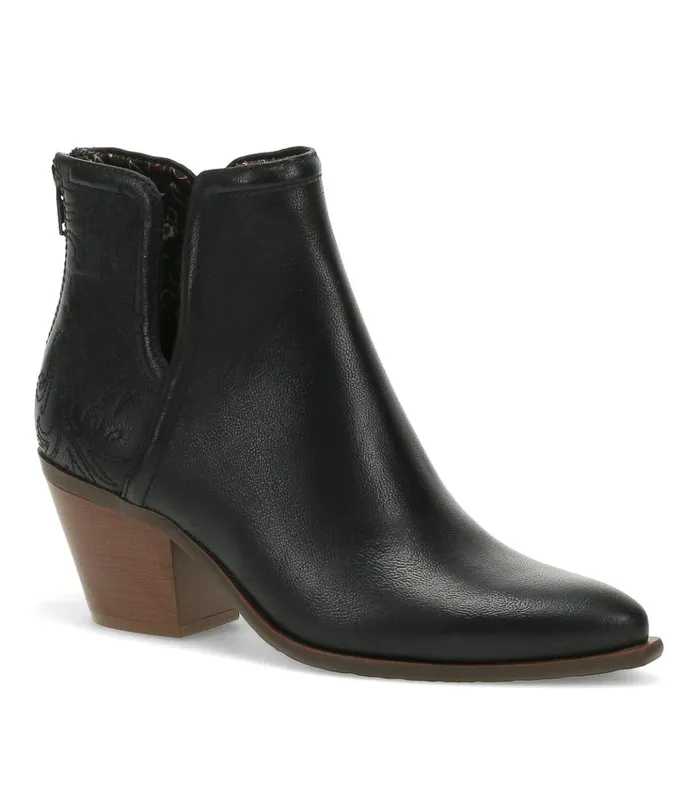 Women Yara Block Heel Bootie Black Baretraps Booties