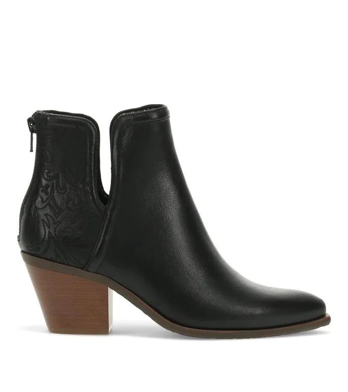 Women Yara Block Heel Bootie Black Baretraps Booties
