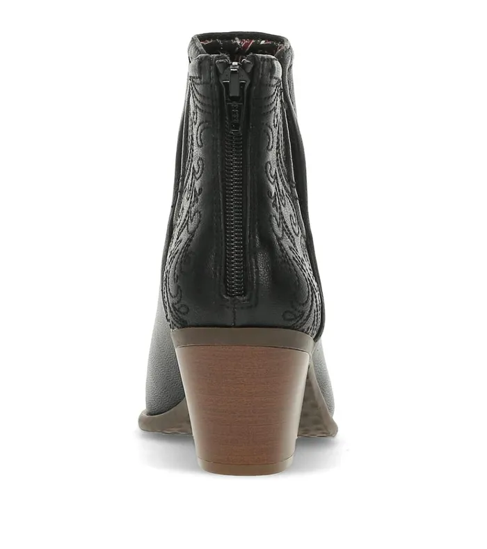 Women Yara Block Heel Bootie Black Baretraps Booties
