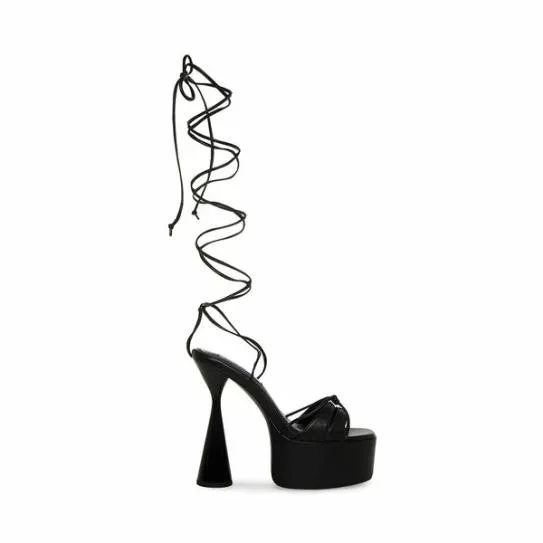 Women YASMYN BLACK Black Steve Madden Heels