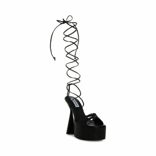 Women YASMYN BLACK Black Steve Madden Heels Women YASMYN BLACK Black Steve Madden Heels