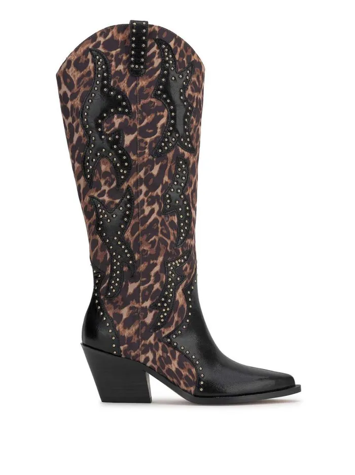 Women Zaikes Western Boot In Leopard Jessica Simpson Boots and Booties