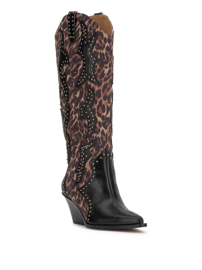 Women Zaikes Western Boot In Leopard Jessica Simpson Boots and Booties